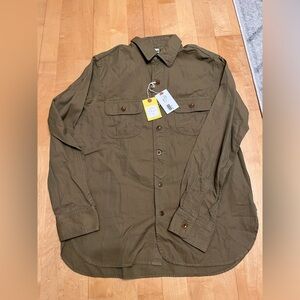 NWT Chimala Boy Scout cut ratine weave shirt